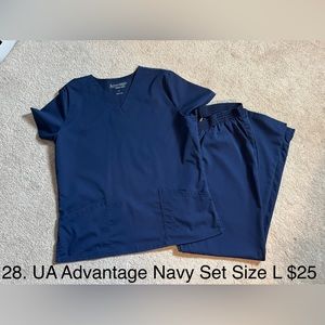 Uniform Advantage Navy Scrub Set